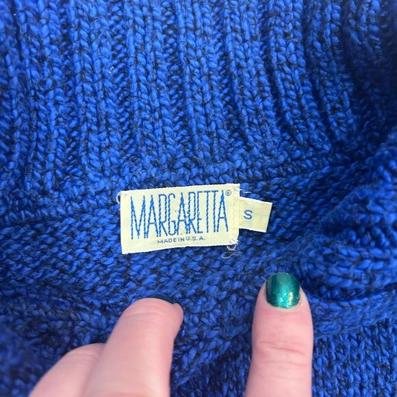 Vintage Margaretta Royal Blue Sweater size S - Picture 5 of 11